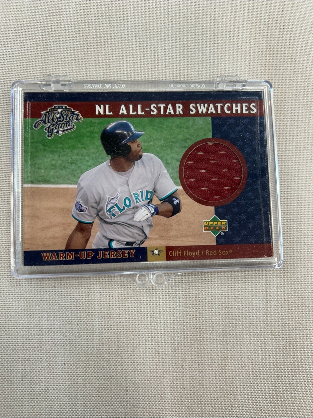 2003 Upper Deck NL All Star Swatches Cliff Floyd